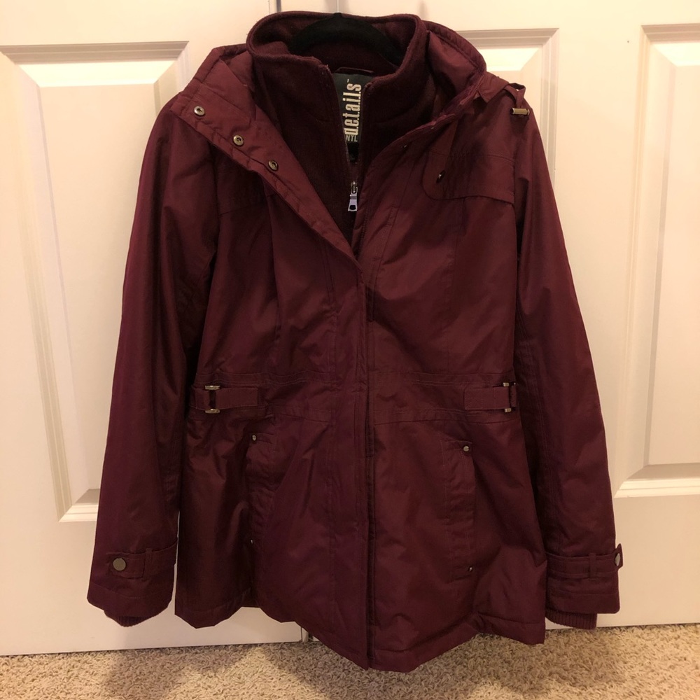 Maroon winter jacket